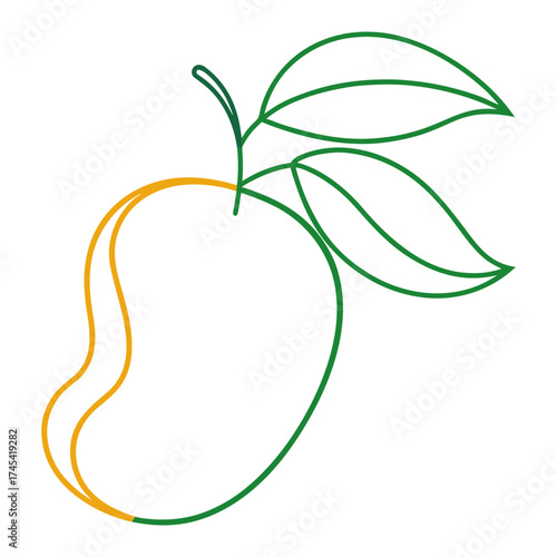 Mango Leaf Line Logo