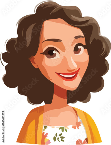woman cartoon character