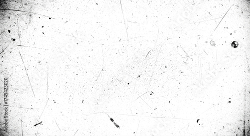 Abstract texture, distressed white surface with scratches and dust, grunge aesthetic, Transparent background.