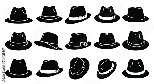 Black fedora hats collection black hats hat collection