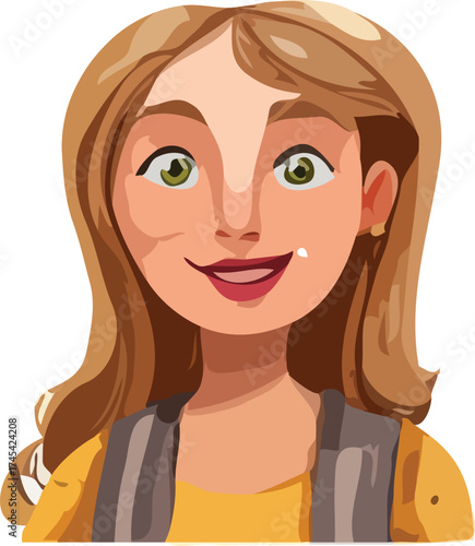 woman cartoon character