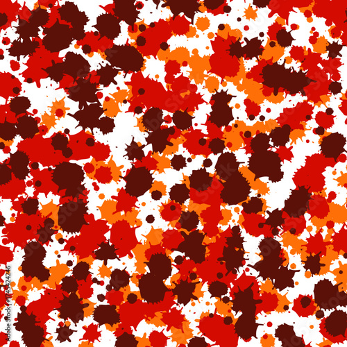Abstract colorful grunge background and watercolor blots. Brush stroke and texture. Grunge brush. Vector design