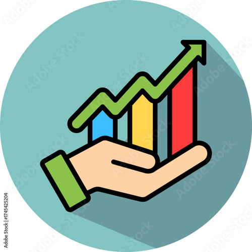 Business Growth isometric icon