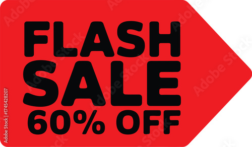 Flash sale sixty percent off limited time offer promotion discount