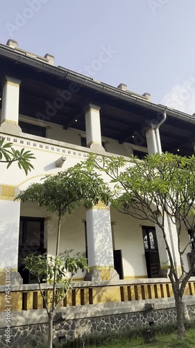 atmosphere at the tourist destination Lawang Sewu Semarang, Indonesia