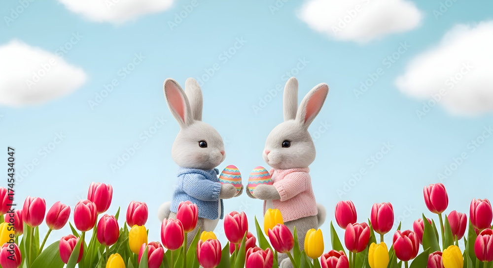 Fototapeta premium Easter Bunnies