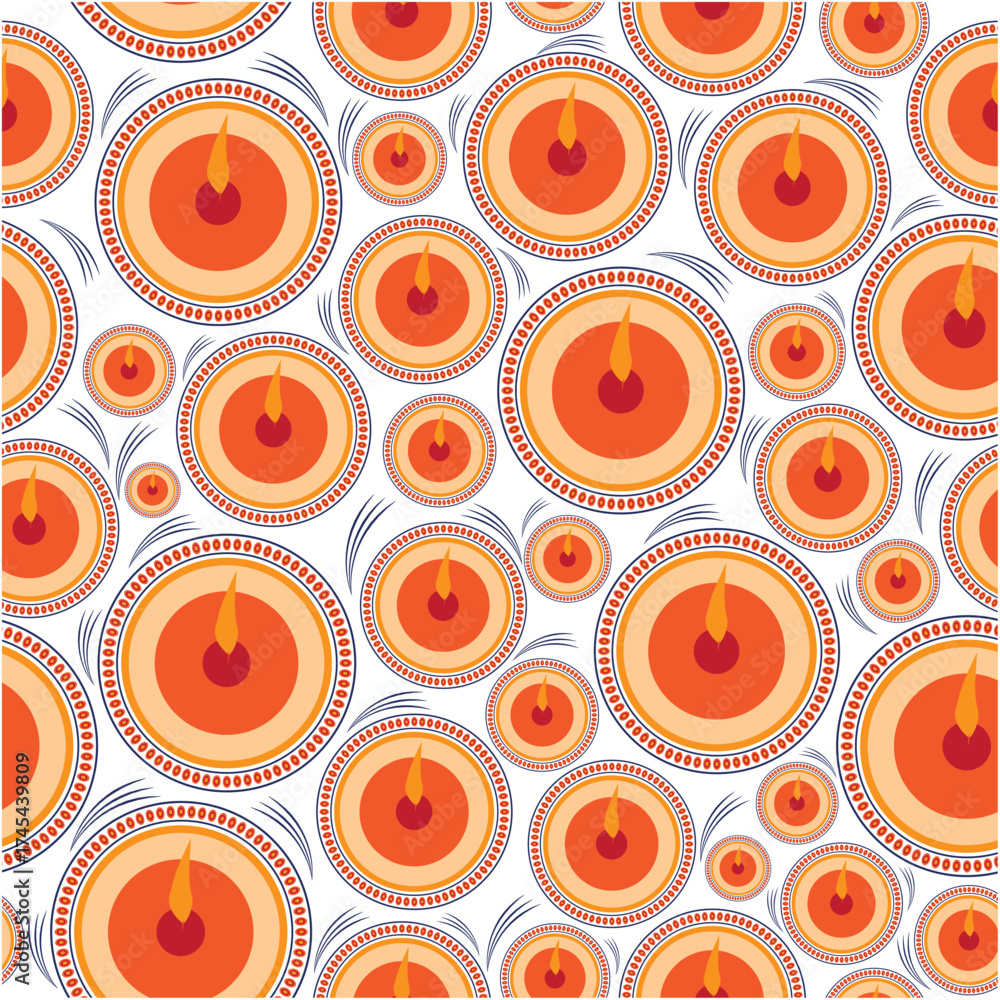 Fototapeta premium seamless background with circles