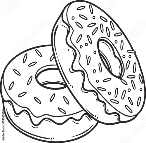 Classic Donut Sketch