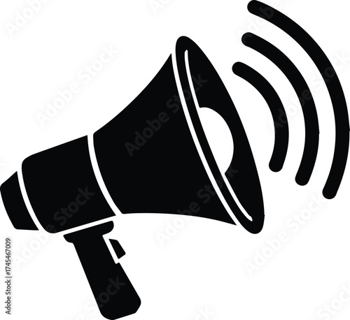Vector Megaphone for Advertising Design