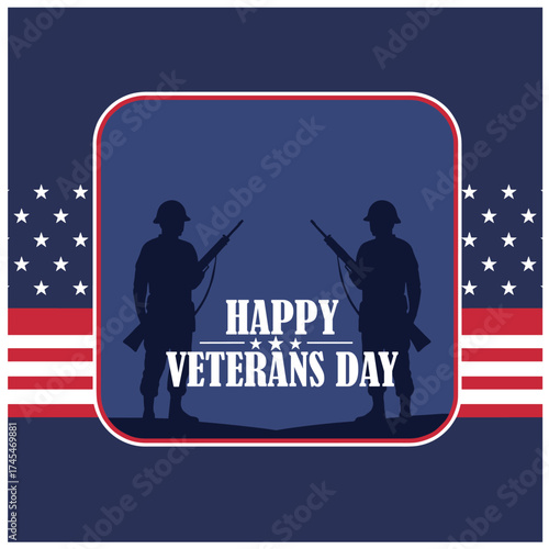 Veterans Day. honor heroes, Holiday concept. Template for background, banner, card, poster with text inscription