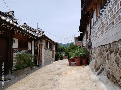 レトロな街並み