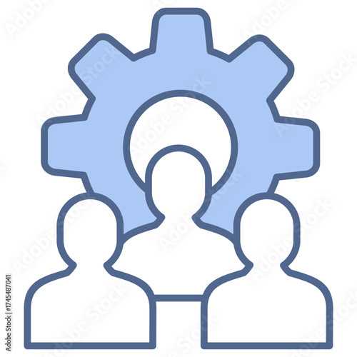 User Management Blue Icon