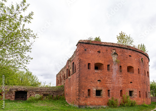 An old red-brick building, a European-style fortress