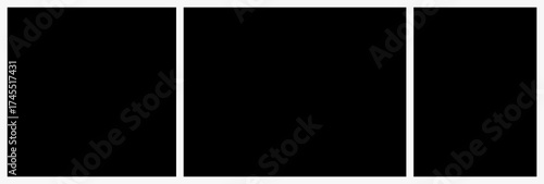 Template photo collage group different pictures album. Empty different photo frame. Set realistic photo card frame mockup vector.