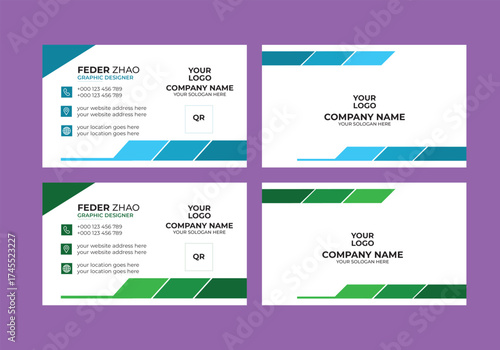 new Business card design template
