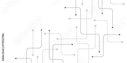 Abstract background with technology circuit board texture. Modern electronic motherboard texture. Creative idea for internet technology. Tech concept for header, web banner, website, presentation.