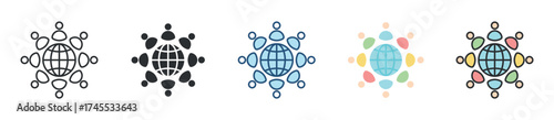 Confluence Icon Set Multiple Style Collection