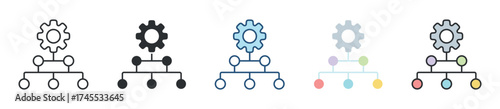 Systematic Icon Set Multiple Style Collection