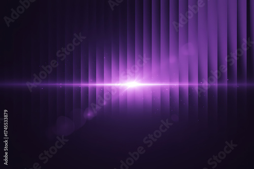 Wallpaper Mural Vibrant Purple Light Streaks Across Vertical Panels Creating a Futuristic Abstract Backdrop Torontodigital.ca
