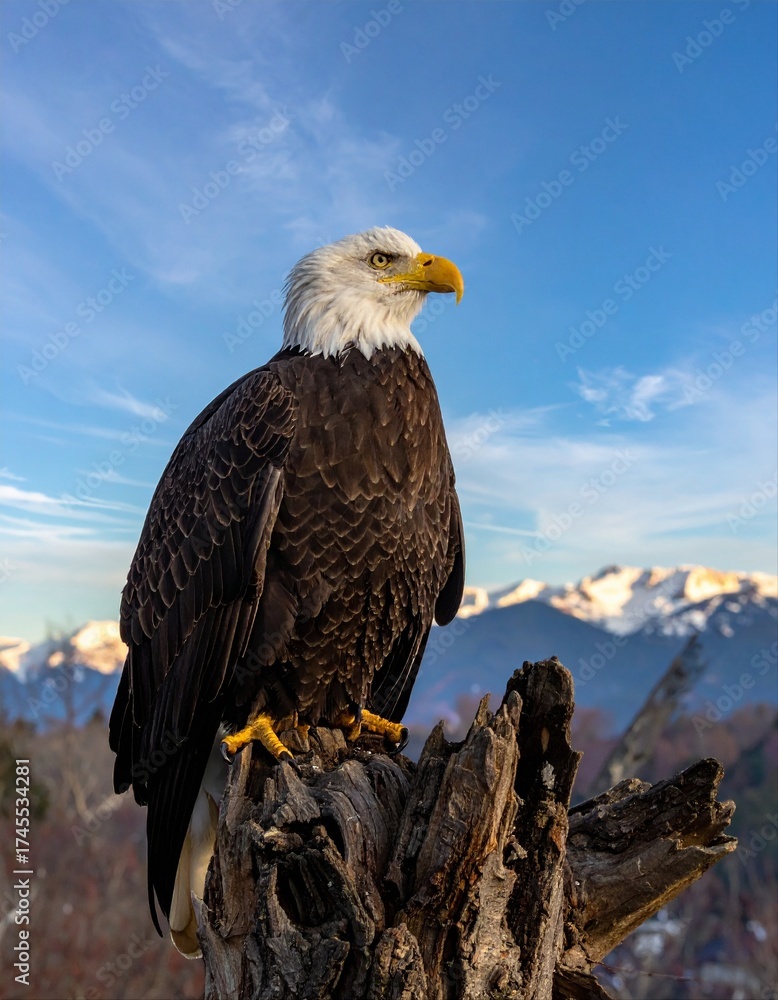 Obraz premium ハクトウワシ