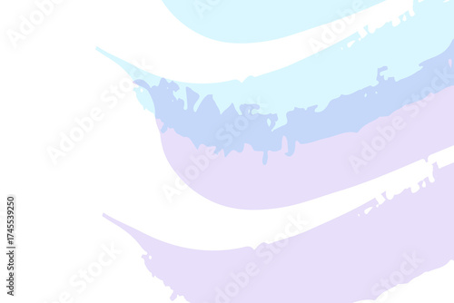 Soft Pastel Light pink and blue pastel watercolor Abstract background Vector 003