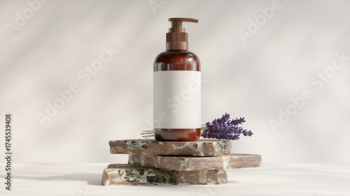 cosmetic cream jar with no label