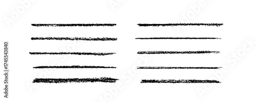 Vector brush with wax crayon texture. Hand drawn charcoal pencil lines. Grunge design element. Pastel texture style.