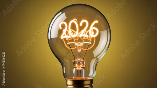 Bright ideas ignite for 2026, sparking innovation and future success.