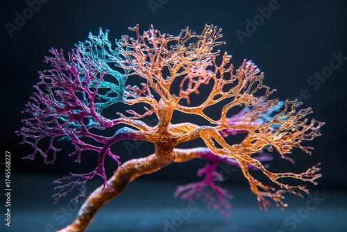 Intricate, colorful coral s...