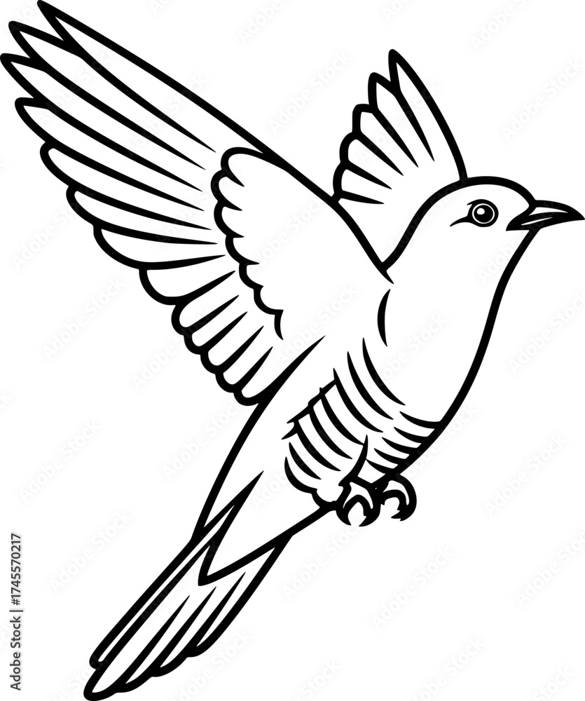 Fototapeta premium Bird Flying Icon