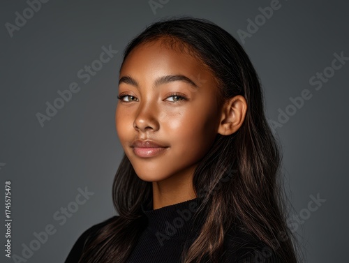 Portrait of a young person ...