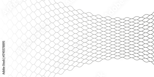 Mesh texture for fishing nets. Seamless pattern for sportswear or soccer goal, volleyball net, basketball hoop, hockey, athletics. Abstract net background for sports