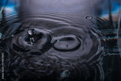 191.Ripples and Splash from Rebounding Water Droplet