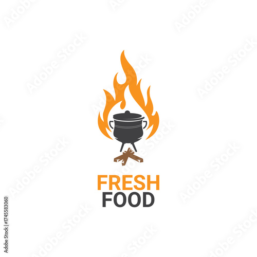 food logo icon vector template