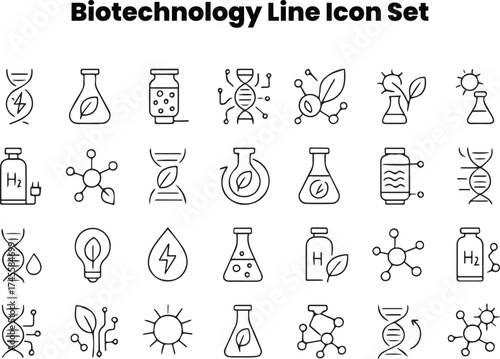 Genetic Mutation and DNA Change Biotechnology Vector Illustration