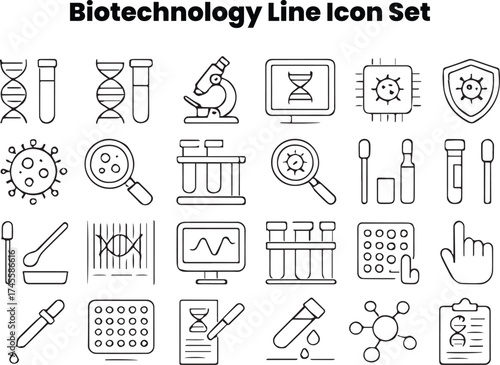 CRISPR Gene Editing and Genetic Engineering Biotechnology Vector Set