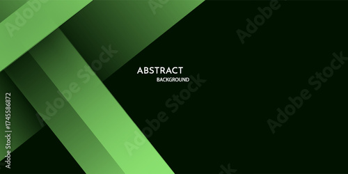 Green and black color background abstract art vector