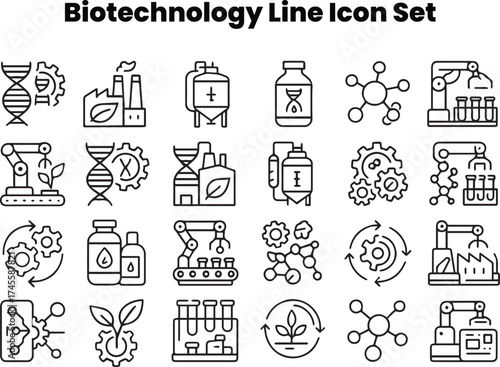 Biotechnology DNA Helix Icon