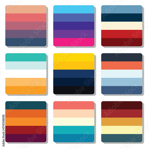 beautiful colorful color palletes scheme