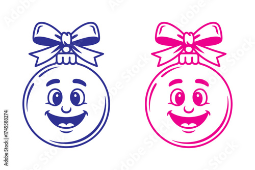 Christmas bauble cartoon