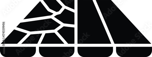 Download abstract awning vector illustration for graphic design projects now free on transparent background