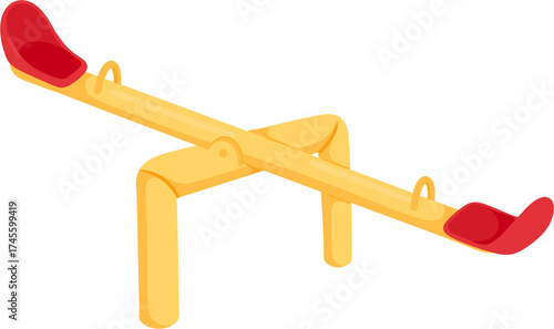 illustration seesaw playground