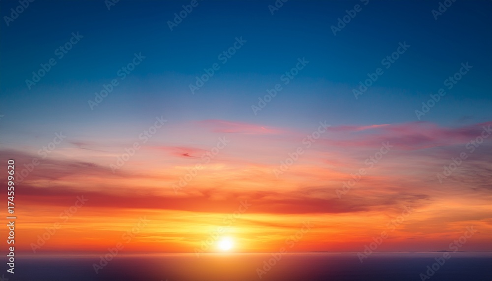 Fototapeta premium Beautiful Sunset Gradient