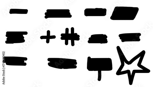 set of paint brush icons
