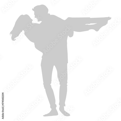 Icon holding a romantic partner shadow_1