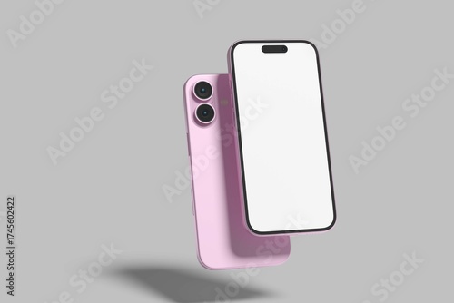 Phone Screen Mockup Your Design Blank