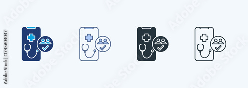 Patient Engagement Multiple Style Icon Collection 
