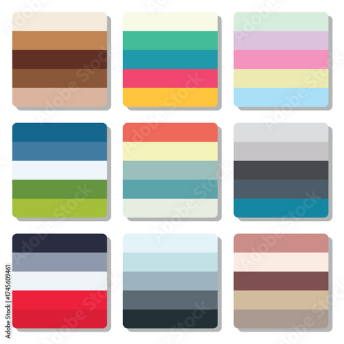 beautiful colorful color palletes scheme