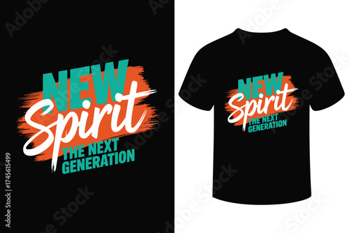 New spirit the next generation t shirt design