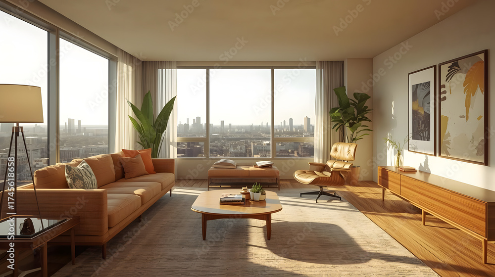 Fototapeta premium modern living room